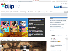Tablet Screenshot of cliplearning.com